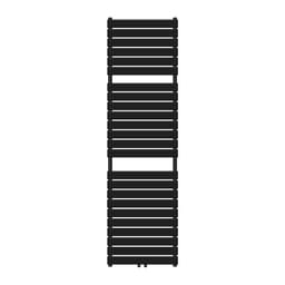 Badeværelsesradiator central tilslutning 600x1800 mm sort mat LuxeBath