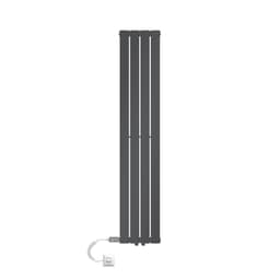 Panelradiator i dubbla lager 300x1600 mm med värmeelement 900W antracit