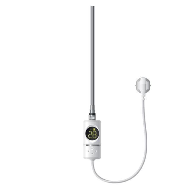 ML-Design Varmeelement 900W hvid med termostat og LCD-display