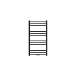 Badeværelsesradiator Sahara sidetilslutning, sort 50x80cm