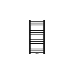 Badrumsradiator Sahara centrumanslutning, svart 40x80cm