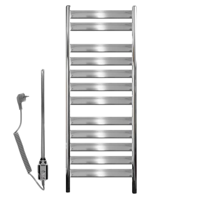 500 x 950 mm Tharr design Radiatortilslutning 462 mm flad radiator krom 300W