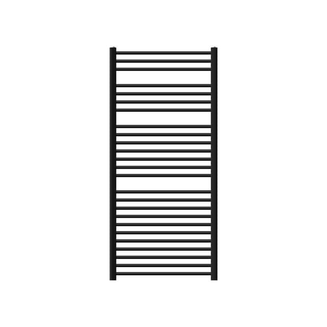 Badrumsradiator Sahara 750x1500 mm svart matt LuxeBath