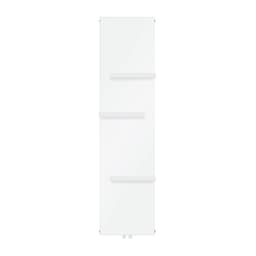 Planradiator med 3 håndklædetørrere Designradiator 452x1800mm Hvid