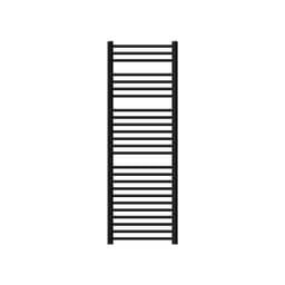 Badrumsradiator Sahara sidoanslutning, svart 50x150cm