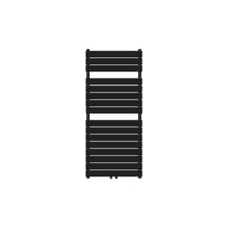 Badrumsradiator central anslutning 600x1200 mm svart matt LuxeBath