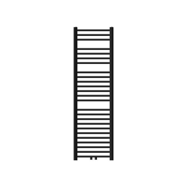 Badeværelsesradiator Sahara centraltilslutning, sort 40x150cm
