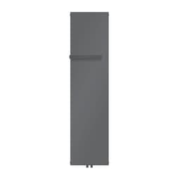 Plan radiator med håndklædetørrer Design radiator 452x1800mm antracit