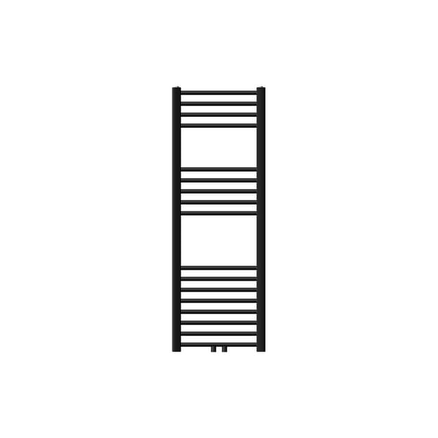 Badrumsradiator Sahara central anslutning svart 40x120cm