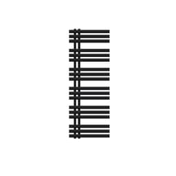 Design badrumsradiator Iron EM 500x1400 mm svart matt Luxe Bath