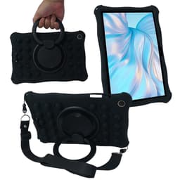 SKALO Samsung Tab A9+ Stöttåligt Armor Popit Silikon Skal - Svart