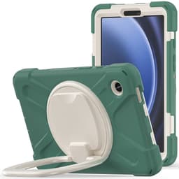 SKALO Samsung Tab A9 Ekstra stødsikker Armor 360 håndtag/stativ Cover -. Grøn