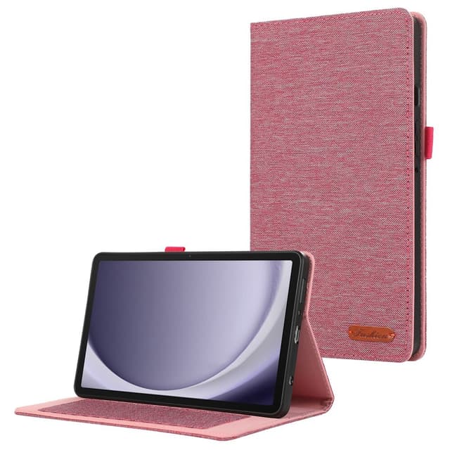 SKALO Samsung Tab A9 Tyg Fodral - Rosa