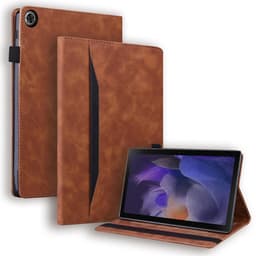SKALO Samsung Tab A9 PU-læder Flip Cover - Brun