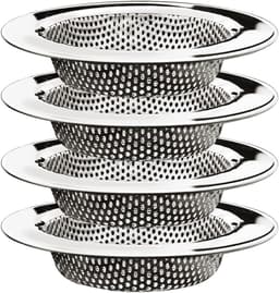 Vask silplugg for avløp, 4-pakning - Ytre diameter 11,2 cm