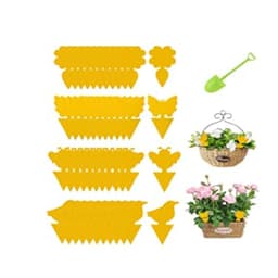 Söta & Effektiva Flugfångare / Flugfällor, 48-pack Gul