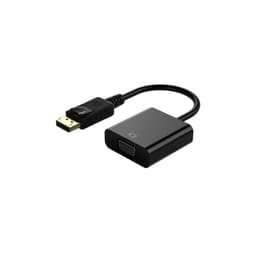 DisplayPort DP till VGA adapterkabel 1080P 60Hz Sort