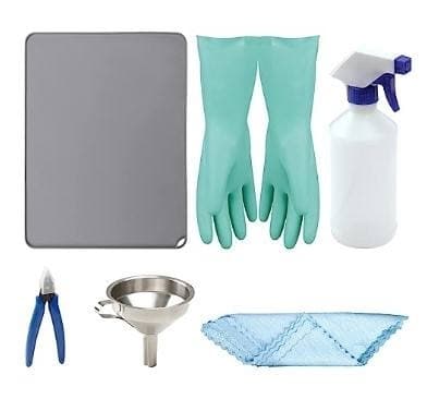 Cleaning kit for resin 3D printers