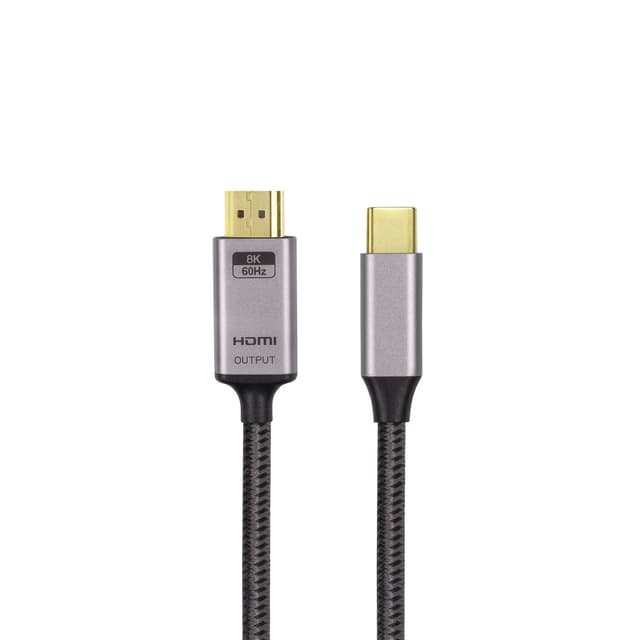 NÖRDIC 1 m USBC–DP 1.4 -kaapeli 8K30Hz 4K120Hz 32.4Gbps