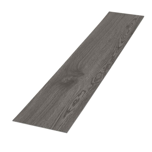 Deluxe PVC selvklæbende vinylgulv 2,3 m² egegrå 2 mm tyk ML-Design