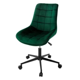 Toimistotuoli green, samettiverhoilu ja metallirunko ML design