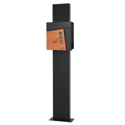 ECD Germany stående postkasse antracitgrå 170 cm