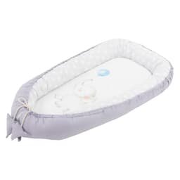 Joyz Babynest, Elefantti, vaaleanharmaa, 90x50 cm, puuvilla, kaksipuolinen