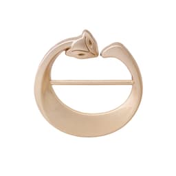 Modern Scarf Spänne Sjal Hållare Guld
