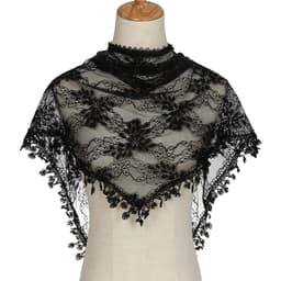 Flower Lace Triangel Scarf Sort