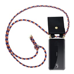 Nokia 3.1 Etui Cover Kæde (Blå)