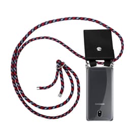 Samsung Galaxy J7 2018 Etui Cover Kæde (Blå)