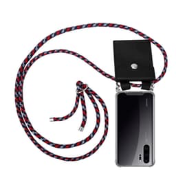 Huawei P30 PRO Deksel med Halskjede (blå)