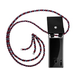 Samsung Galaxy A20 / A30 / M10s Etui Cover Kæde (Blå)