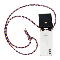 Samsung Galaxy A32 4G Etui Cover Kæde (Blå)