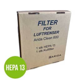 Luftfilterpaket (HEPA 13) till luftrenaren Arida Clean 600