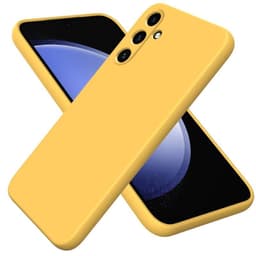 Liquid silikondeksel Samsung Galaxy A15 - Gul