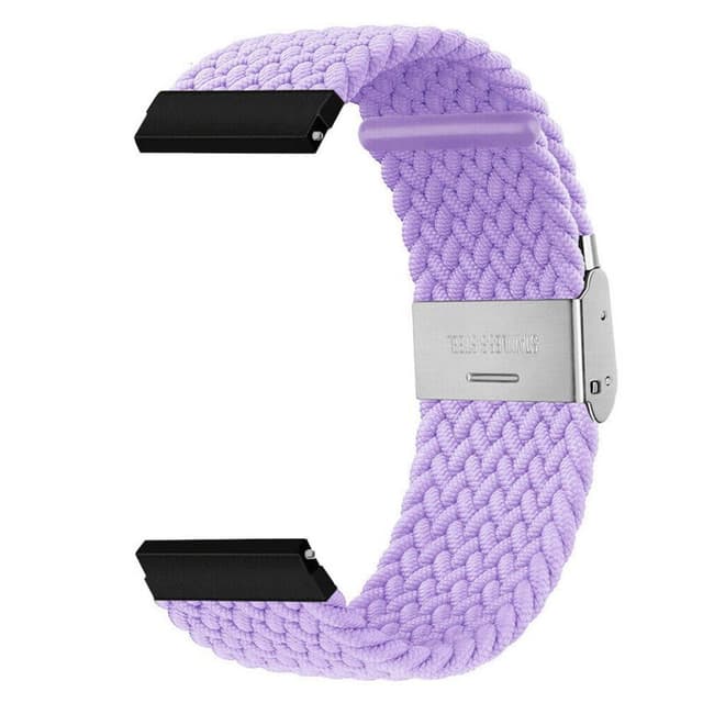 Flätat klockarmband Garmin Forerunner 645 Music - Ljuslila