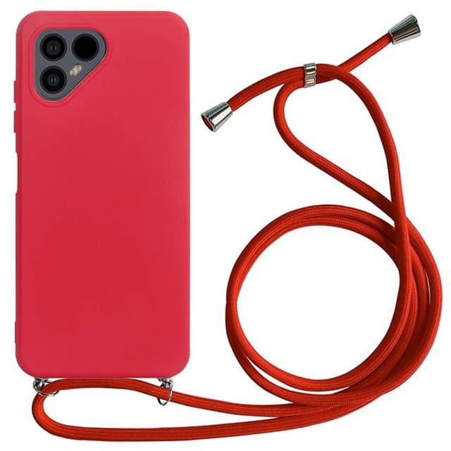 Necklace Case Fairphone 4 - Röd