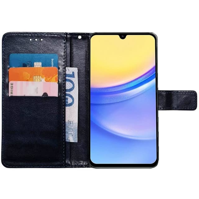 Wallet cover 3-kort Samsung Galaxy A15 - Mørkeblå