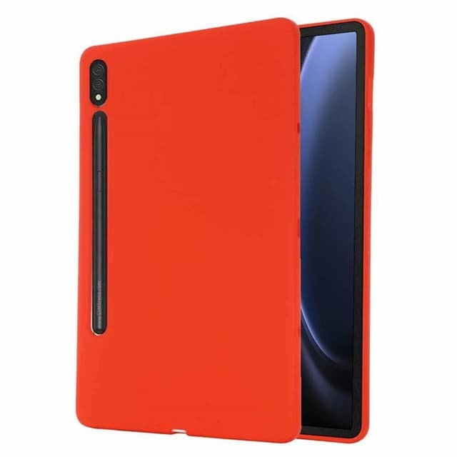 Liquid silikon skal Samsung Galaxy Tab S9 FE - China Red