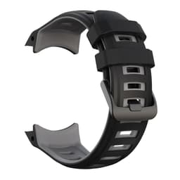 Silikone urrem udskiftning til Garmin Instinct 2X Solar Band, 22 mm Sort+grå