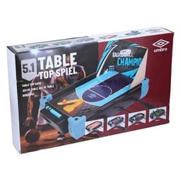 5-i-1 Bordsspel - Fussball/Pingis/Bowling/Basket/Airhockey