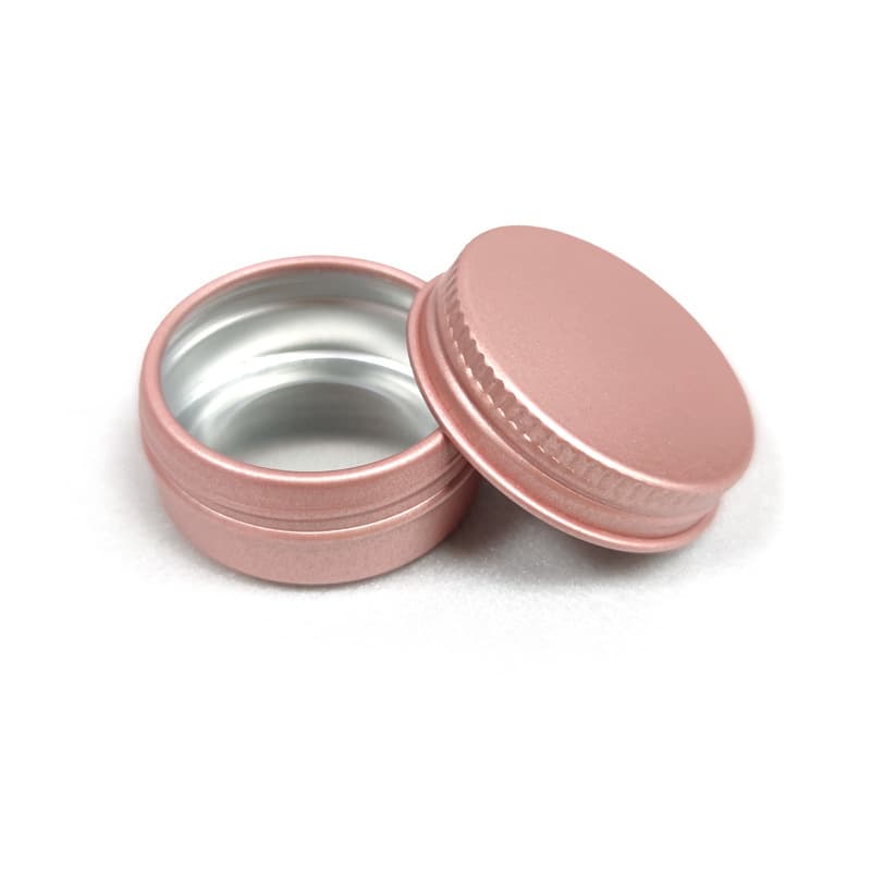 Snusboks Alu Aluminiumsboks med skrulokk 10 ml 5-pak Rose gull - Elkjøp