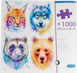 Nina Kuu Suurpetot puslespill, 1000 brikker