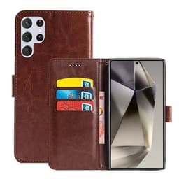Lommebokdeksel 3-kort Samsung Galaxy S25 Ultra - Brun