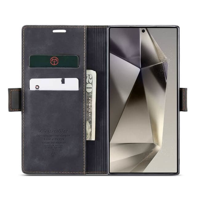 CaseMe Smart Magnet FlipCase Samsung Galaxy S24 Ultra - Sort