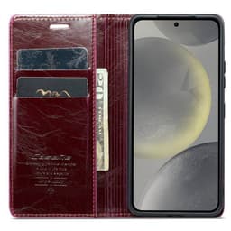 CaseMe Wallet 2-kort Samsung Galaxy S24 - Vinrød