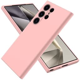 Liquid silikone cover Samsung Galaxy S25 Ultra - Peach
