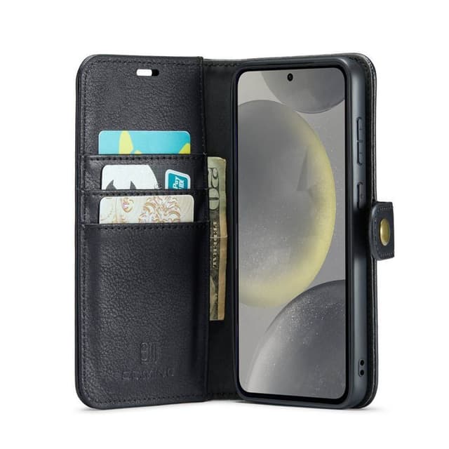Mobil lommebok DG-Ming 2i1 Samsung Galaxy S24 Plus - Svart