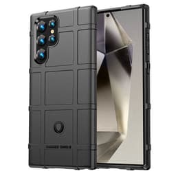Rugged Shield kuori Samsung Galaxy S25 Ultra - Musta
